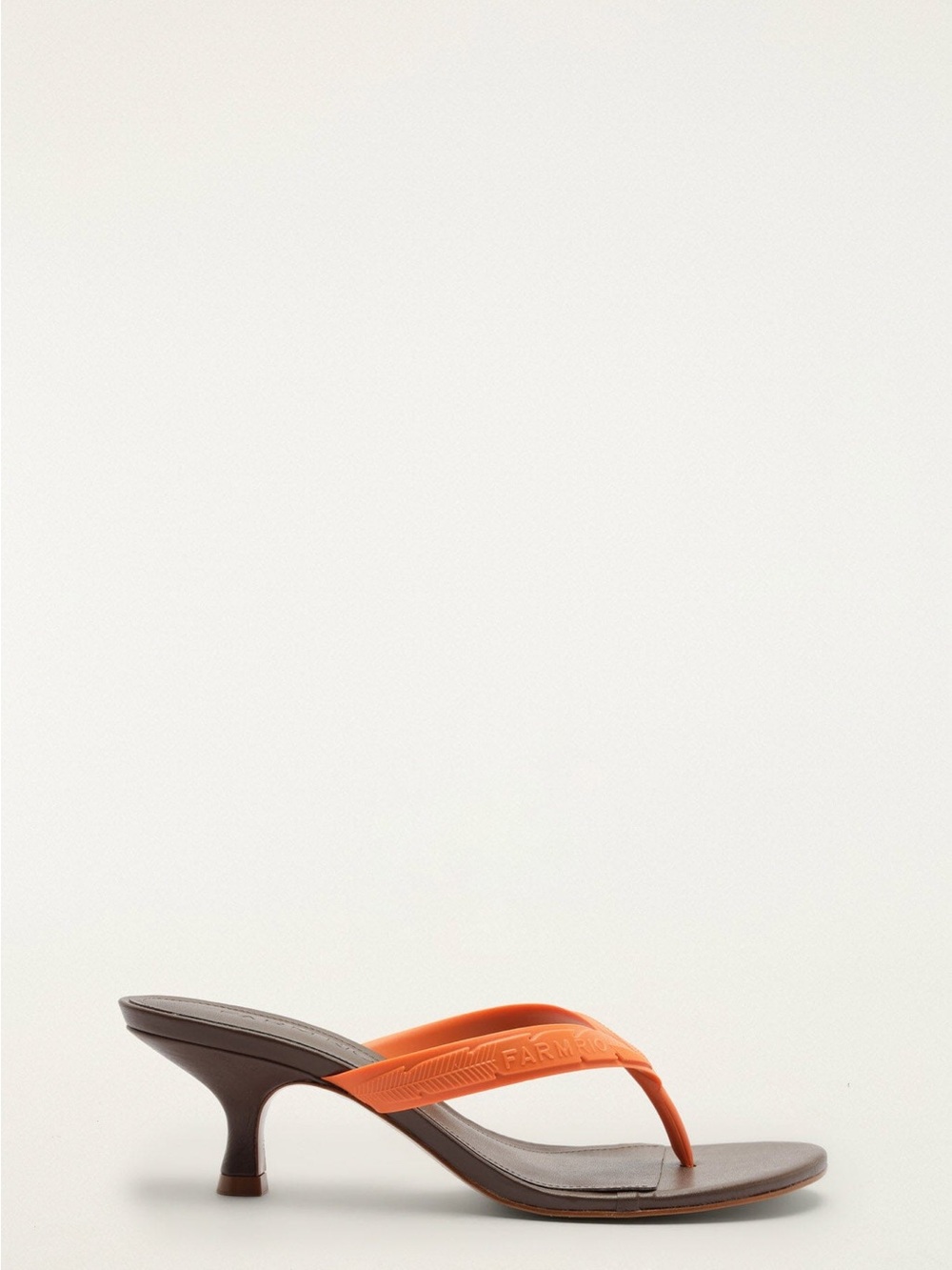 Farm Rio Orange Rob Kitten Heeled Sandal